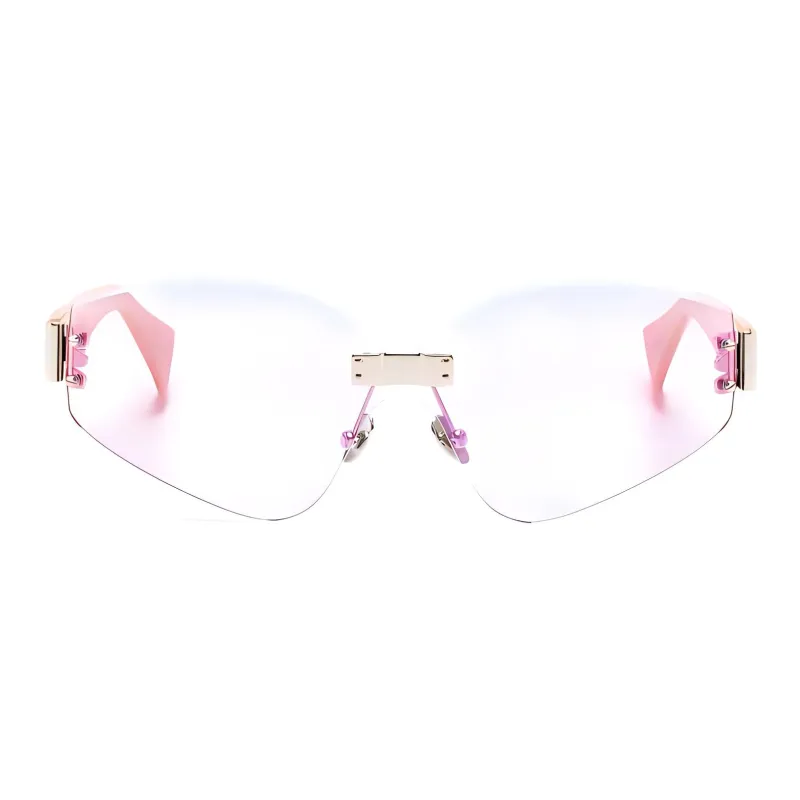 Vivienne Westwood Jordan Rimless Angular-frame Sunglasses-1
