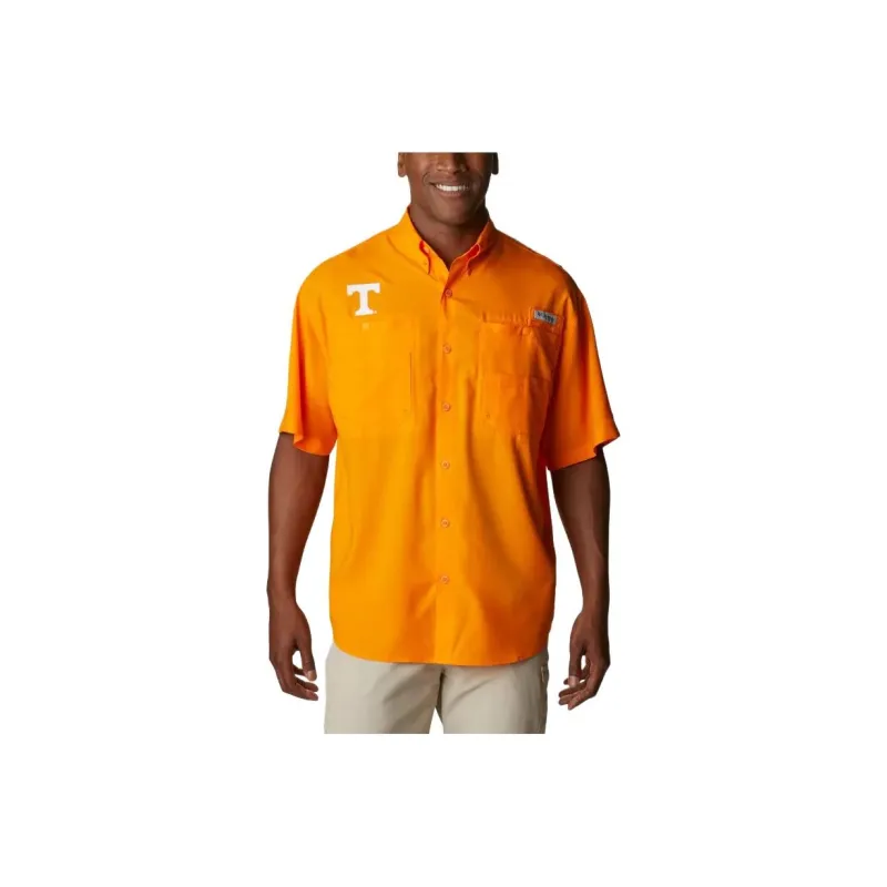 Columbia Leisure Collection Shirts Men Orange-0