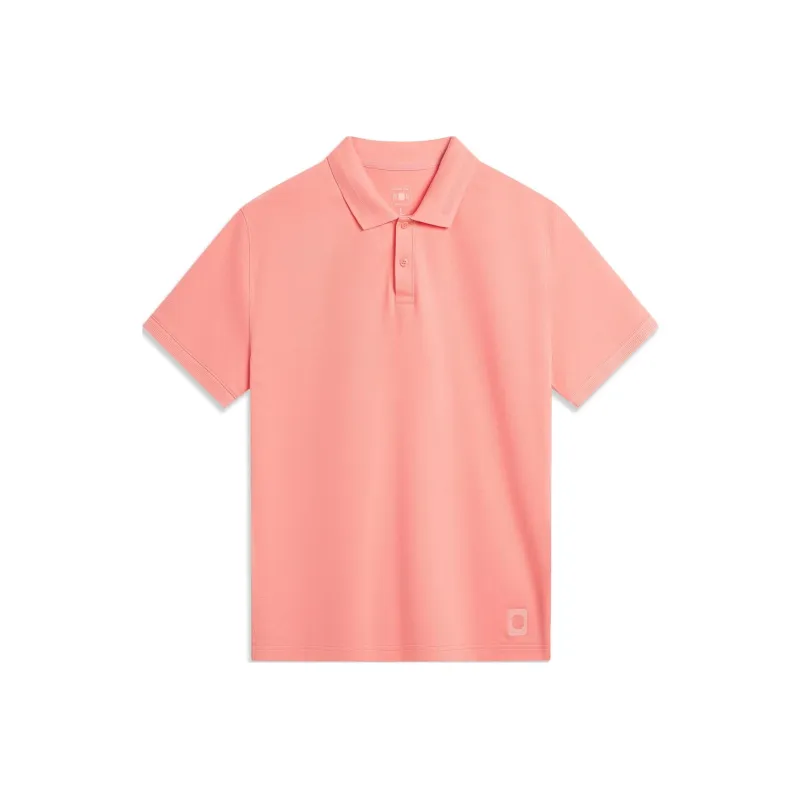 LiNing Polo Shirt Men's Camellia Pink-0