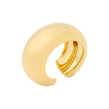 SAINT LAURENT Scarf Ring Women's Gold