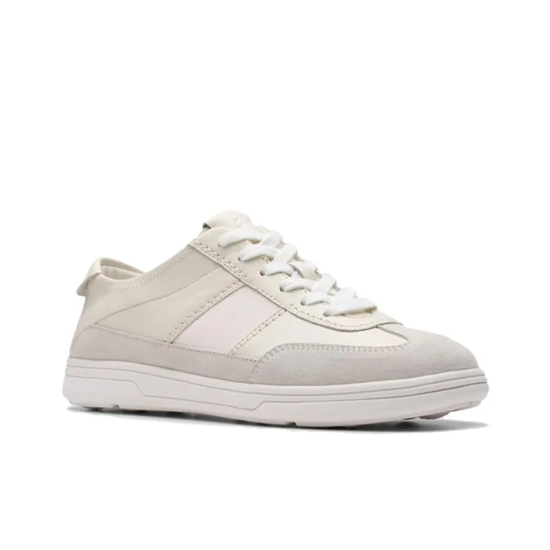 Clarks Craftravel Izy Low Top Casual Shoes Women's White-3