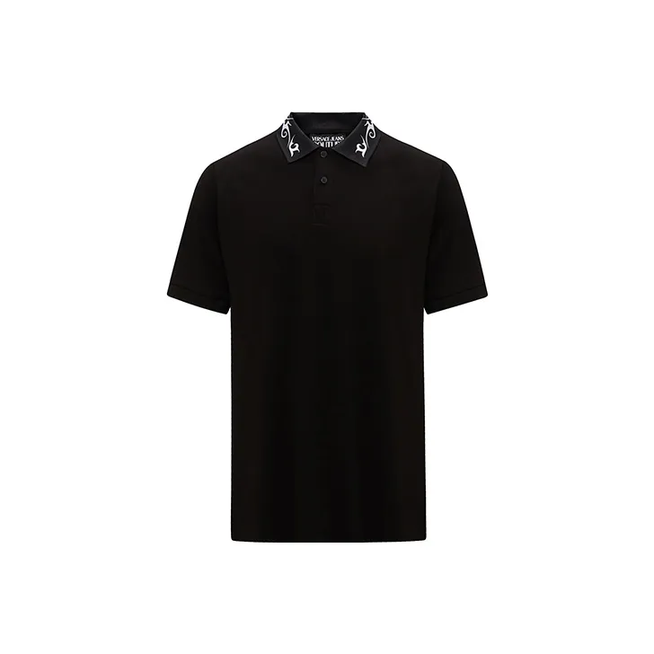 VERSACE JEANS COUTURE SS24 Polo Shirt Men's Black-0