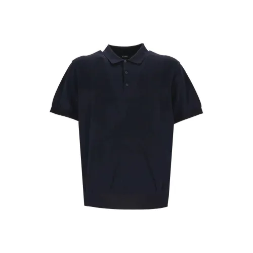 K WAY Polo Shirts Men Black