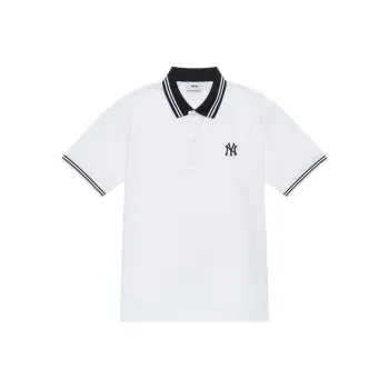 MLB New York Yankees MLB Basic Logo SS24 Polo Shirt Unisex Ivory