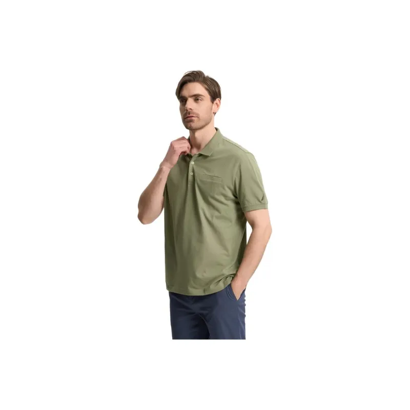 Nautica White Sail Polo Shirt Men's-0