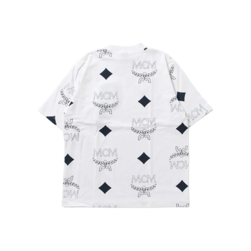 MCM T Shirts Men White-1