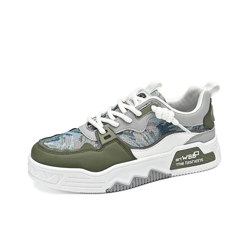 HACKBUTEER Low Top Skateboard Shoes Men's Box Included-8