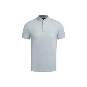 ARMANI EXCHANGE SS24 Polo Shirt Men's Gray