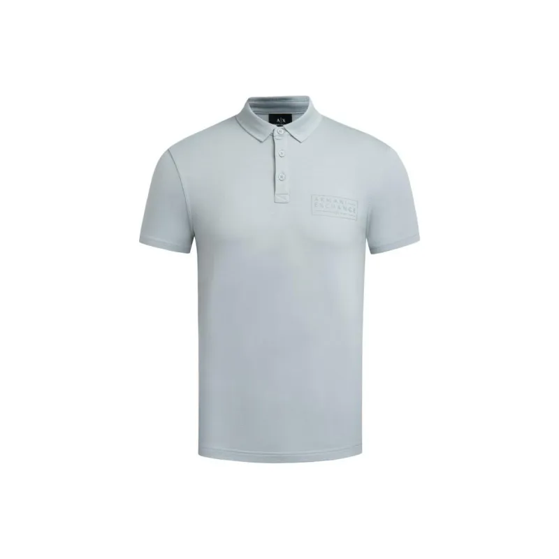 ARMANI EXCHANGE SS24 Polo Shirt Men's Gray-0