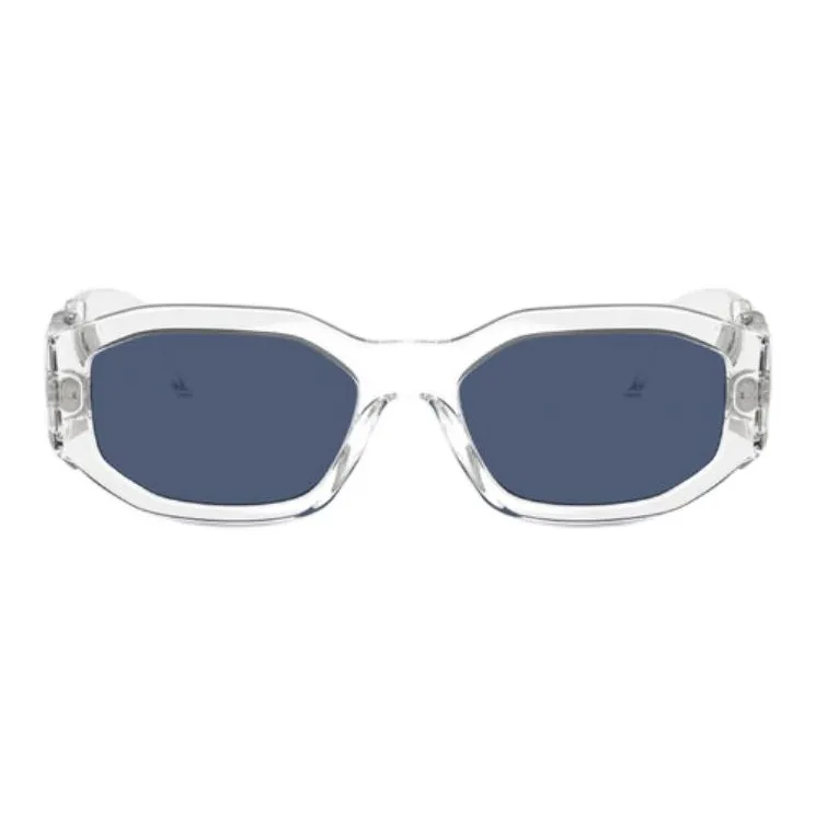 VERSACE Oval Sunglasses Deep Blue-1