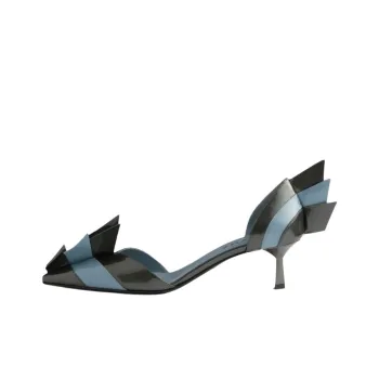 PRADA D'Orsay Slim Heel High Heels 5.5cm Women's Blue