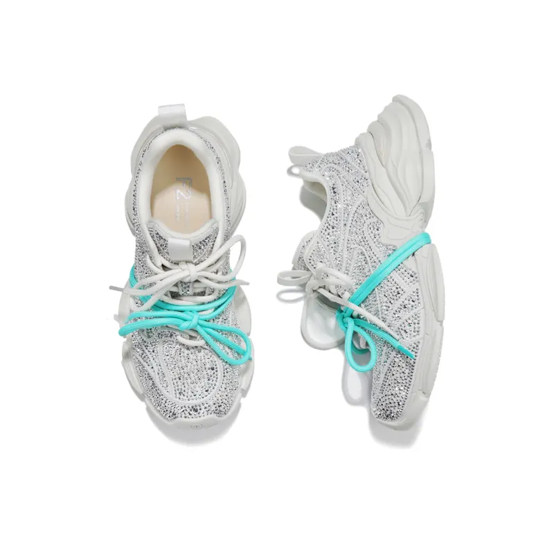 FERNANDA FRANKLIN Anti Slip Wear Resistant Low Top Lightweight Chunky Sneakers Women's-10