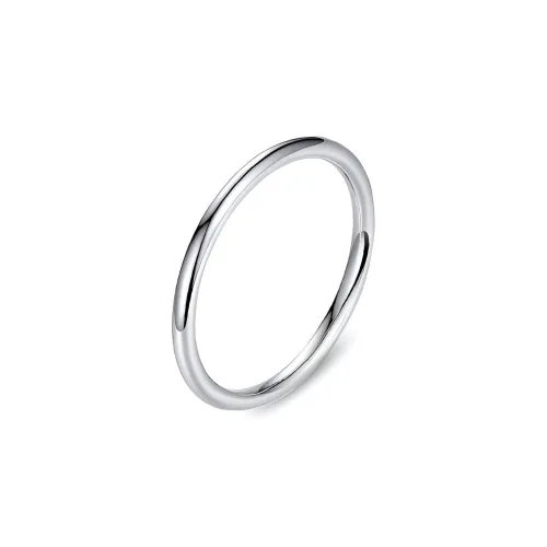 Asia Star 999 Fine Silver Plain Loop Ring Unisex