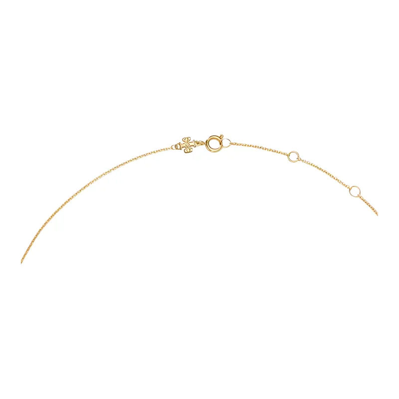 TORY BURCH Kira Flower Pendant Necklace-2