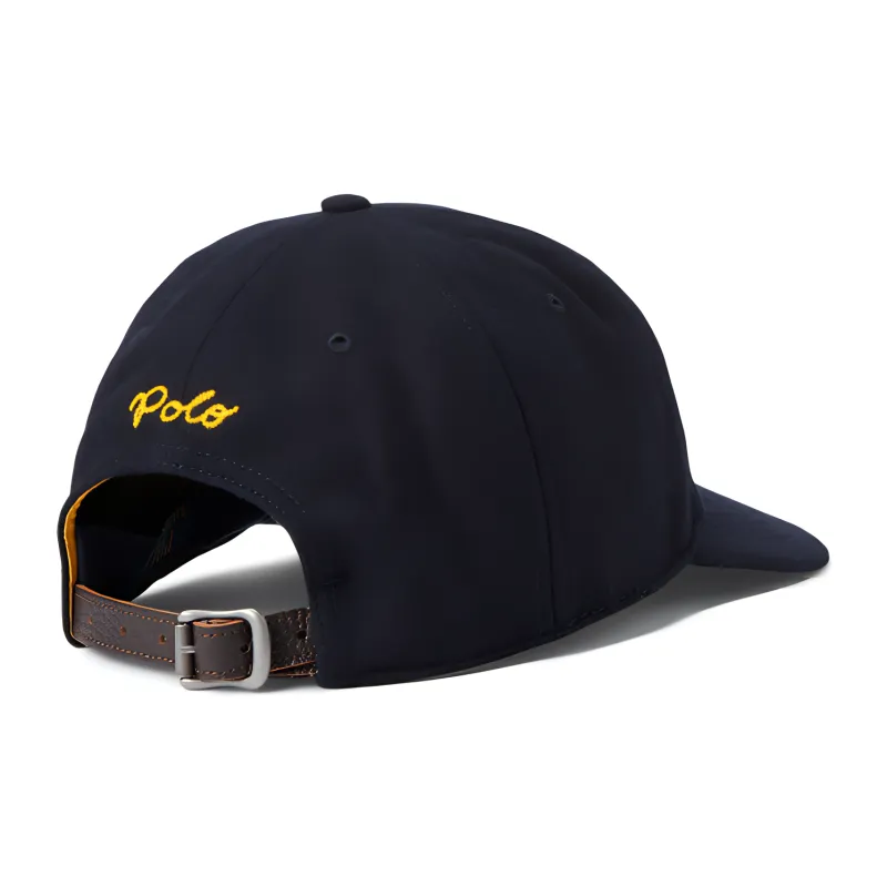 Polo Ralph Lauren Wool, Rayon, Cotton, Cow Leather Baseball Caps Men's Black-1