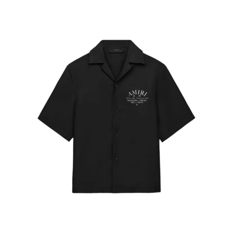 AMIRI Arts District Bowling Shirt-0