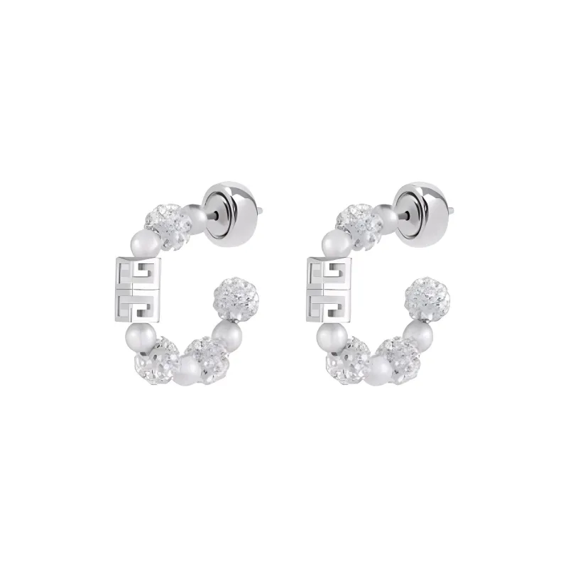 Givenchy 4G Crystal Embellished Earrings-3