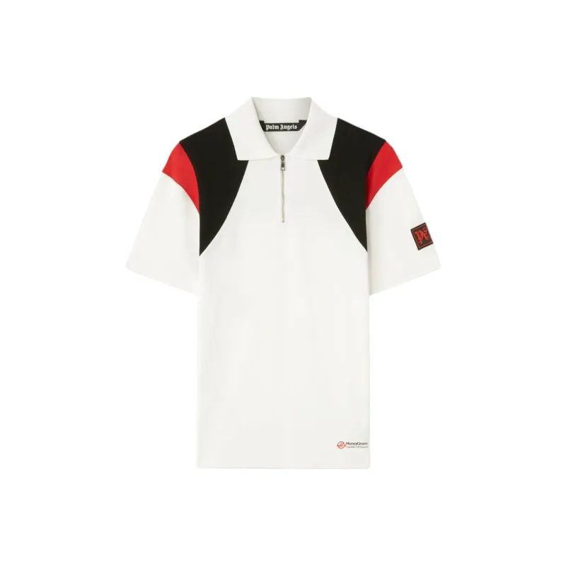 PALM ANGELS Moneygram Haas F1 Polo Shirt-0