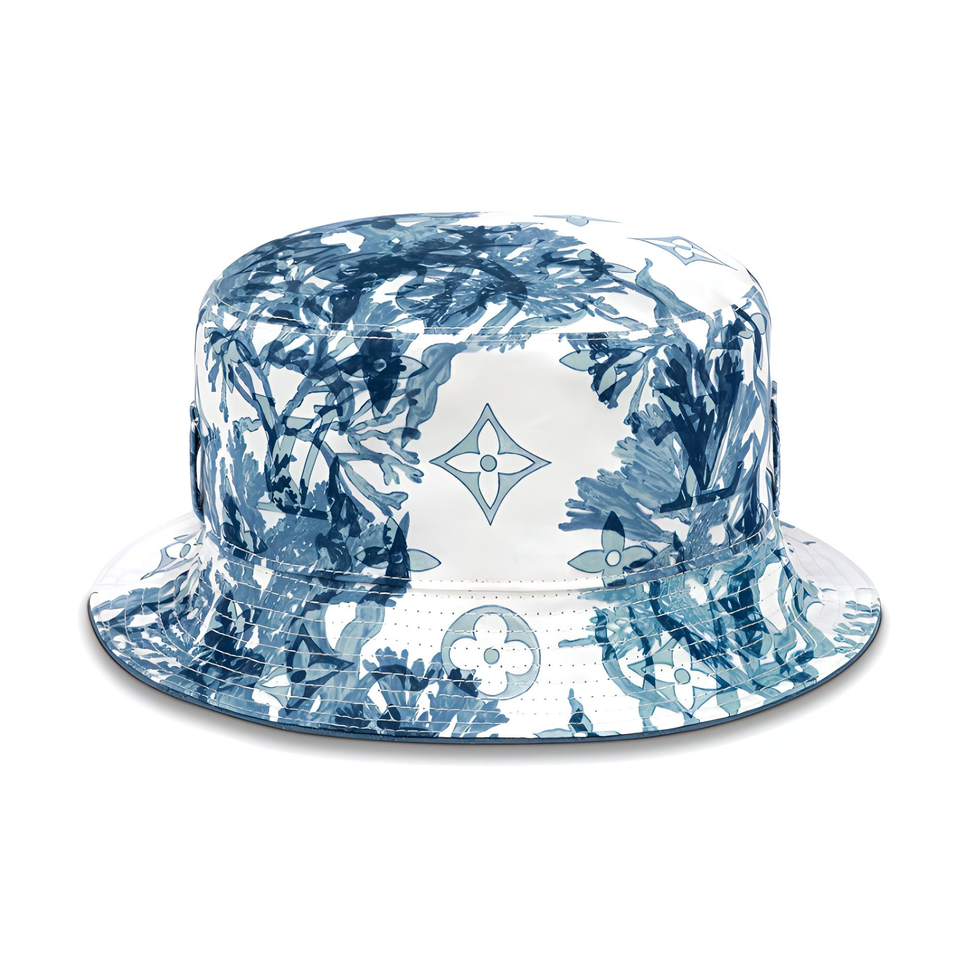LOUIS VUITTON バケットハット M7163M ホワイト - メルカリ