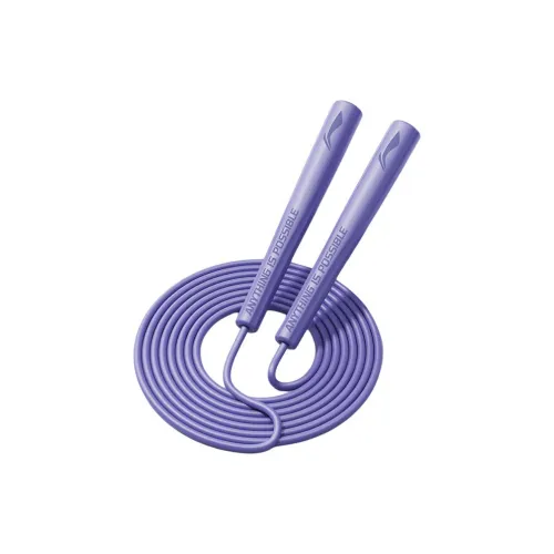 LiNing Casual Entertainment Non Countable Jump Ropes Unisex PVC Rope ABS Controller 2.9m Purple