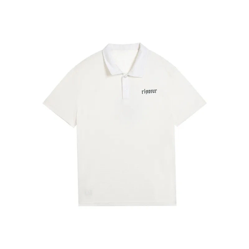 RIGORER Short Sleeved Vintage Polo Shirt Unisex-5