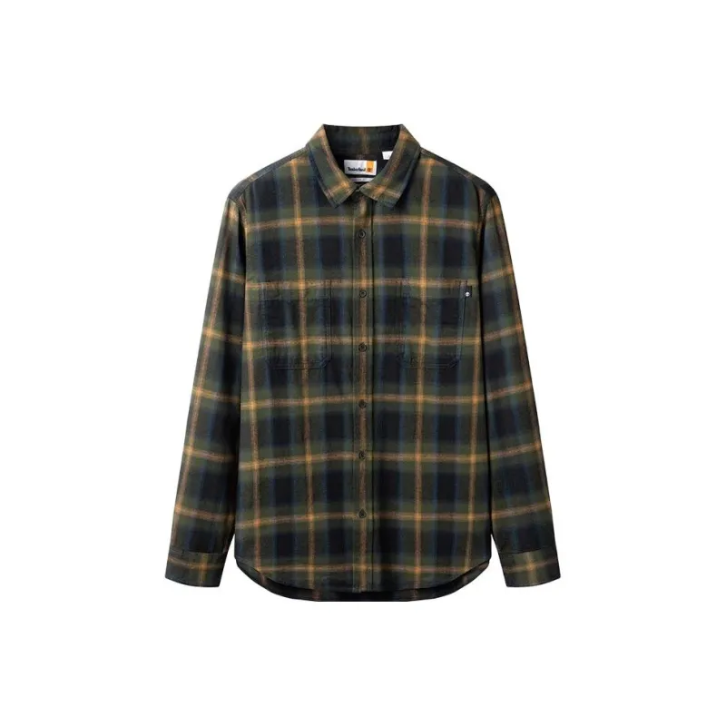 Timberland Shirt Men's Black Green-0