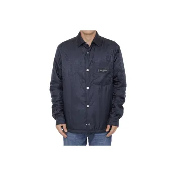 BALMAIN Logo Monogrammed Button Up Shirt