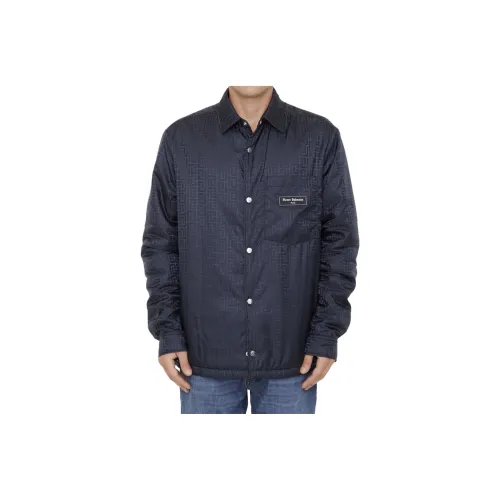 BALMAIN Logo Monogrammed Button Up Shirt