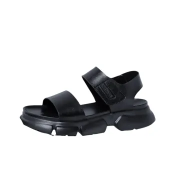 A Fairy Tale Of A Pair Of Shoes One Strap Sandals Men's Black