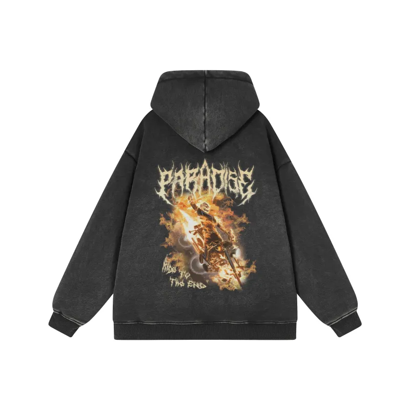 FAKE VINTAGE Sweatshirt Unisex Black-0