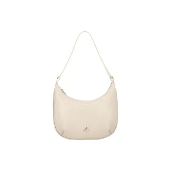 Manu Atelier Calfskin Hobo Bag Shoulder Bag Mini Women's Ecru