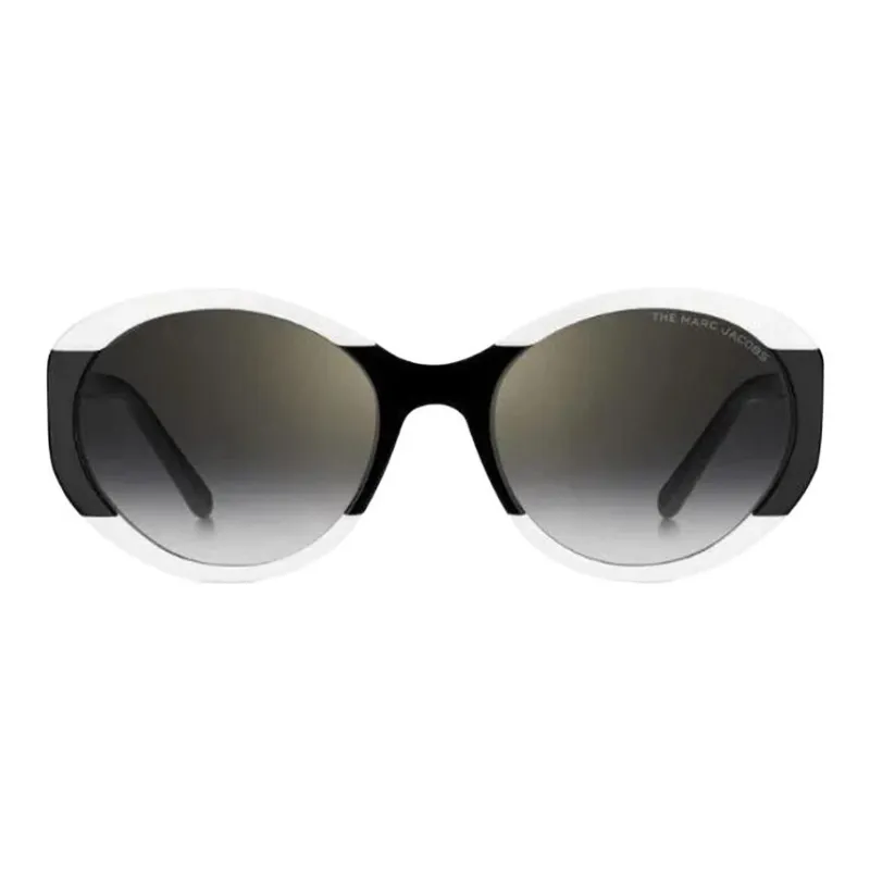 MARC JACOBS Plastic Metal Round Sunglasses Women's Black-1