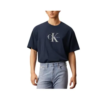 CALVIN KLEIN T Shirt Men's Dark Blue Gemstone