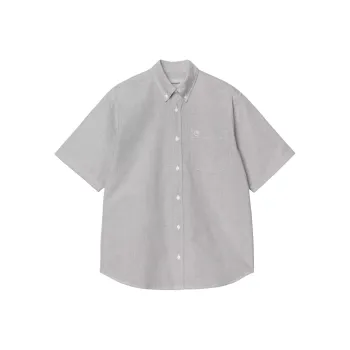 Carhartt WIP SS25 S/S Braxton Shirt Men's Gray