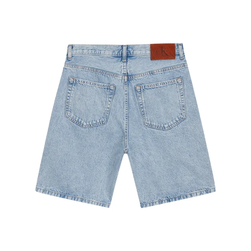 CALVIN KLEIN Denim Shorts Men's Light Blue-1