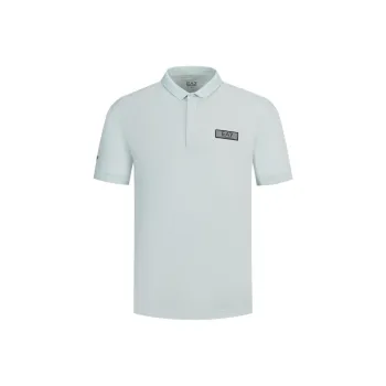 EMPORIO ARMANI EA7 SS24 Polo Shirt Men's Light Green