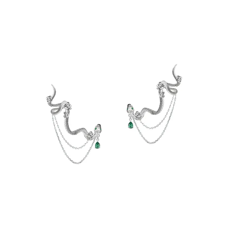 Masw Rose Niche Urban Chic Style Copper Alloy Clip on Earrings With Integrated Pin And Clip Women's-7