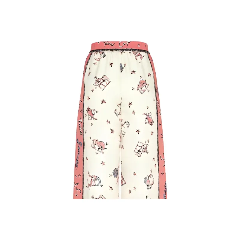 FENDI Casual Pants Women's Pink-2