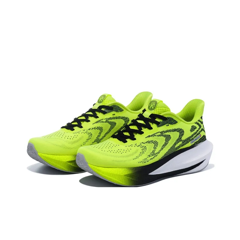 BMAI Expedition 6.0 Cushioning Height Increasing Support Breathable Low Top Running Shoes Women's Green Black-2