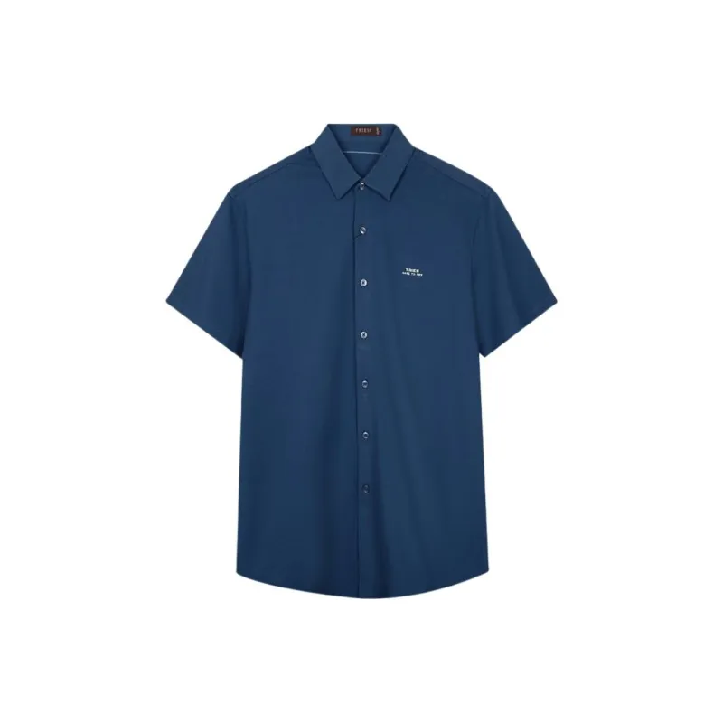 Wit Shirts Men Royal Blue-0