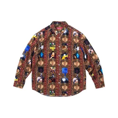 Supreme Mark Leckey Hardcore Printed Corduroy Shirt