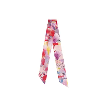 HERMES MARBLE SILK Scarf Women's Multicolor