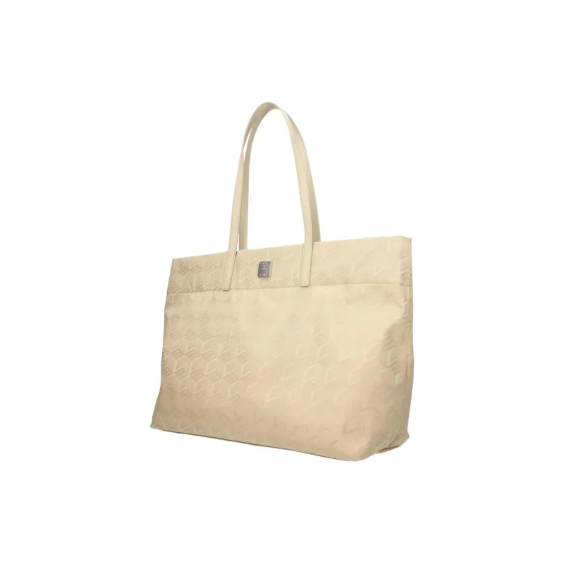 MCM Aren Visetos Tote Bag, Shopping Bag Shoulder Bag Medium Size Women's Beige-1