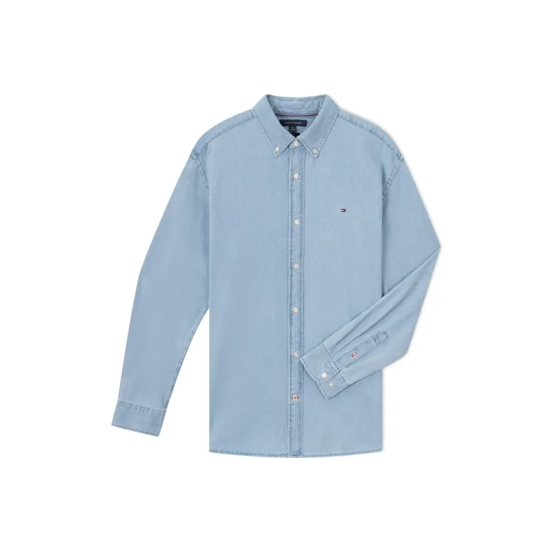 Tommy Hilfiger Shirt Men's Denim Blue-0