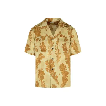 DRIES VAN NOTEN All Over Patterned Button Up Shirt