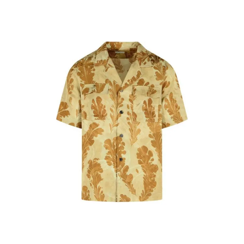 DRIES VAN NOTEN All Over Patterned Button Up Shirt-0