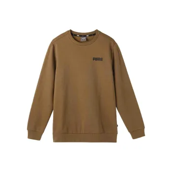 PUMA SS24 ESS CREW SWEAT FL Sweatshirt Men's Chocolate Bean