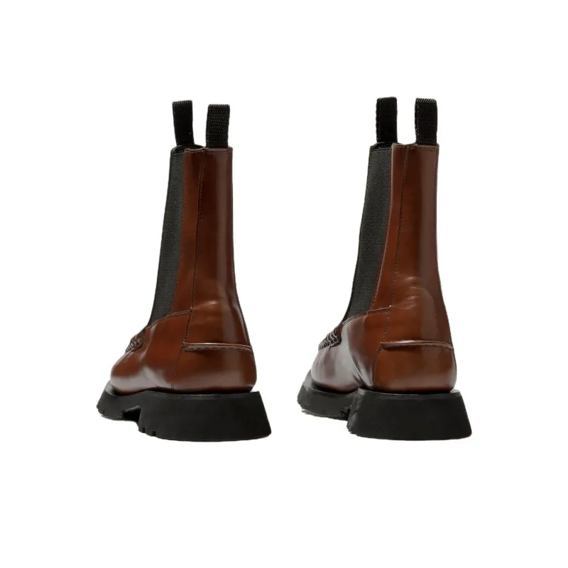 HEREU Alda Woven 35mm Chelsea Boots Women's-3
