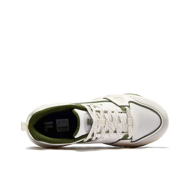 FILA FUSION BANK III Low Top Skateboard Shoes Men's Greige-2