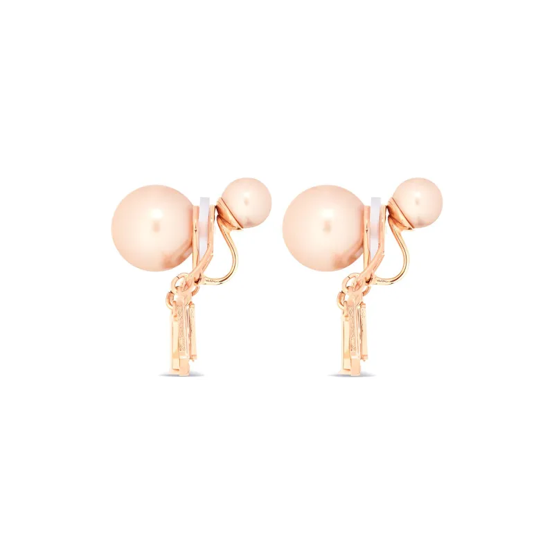 DIOR Clip-On Earrings Women's Pink-1